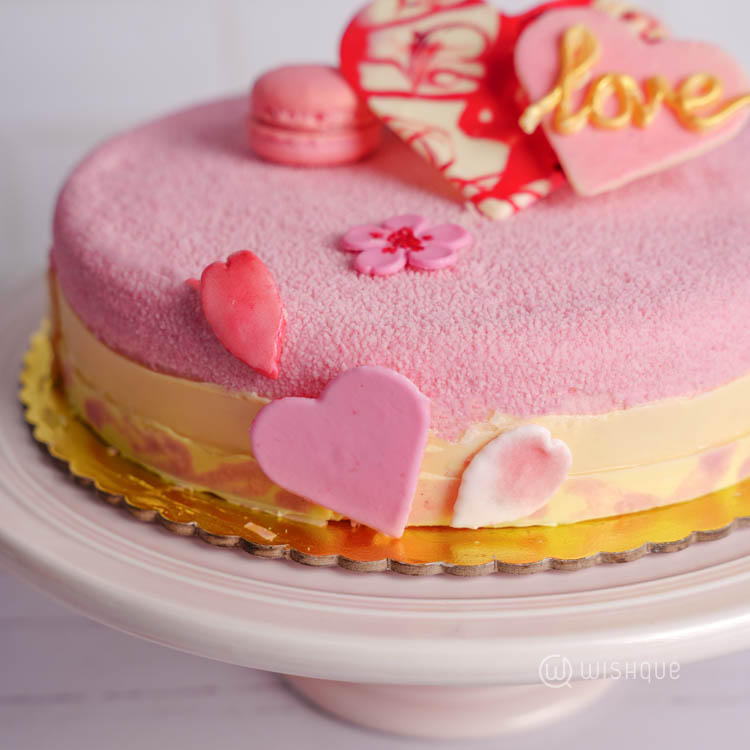 Velvet Raspberry Romance Chocolate Mousse Cake