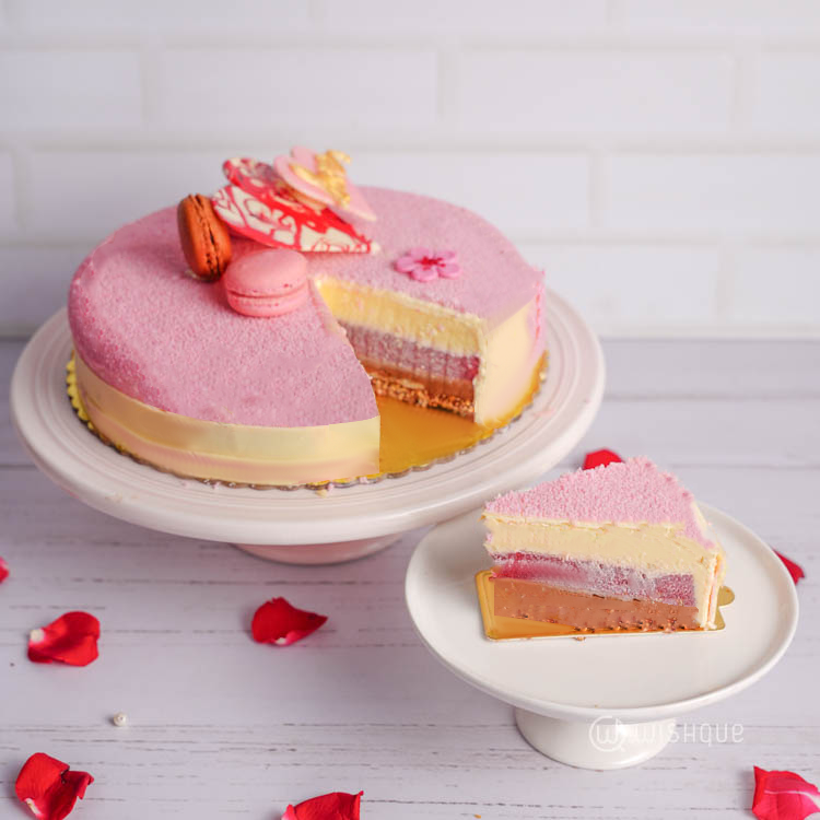 Velvet Raspberry Romance Chocolate Mousse Cake