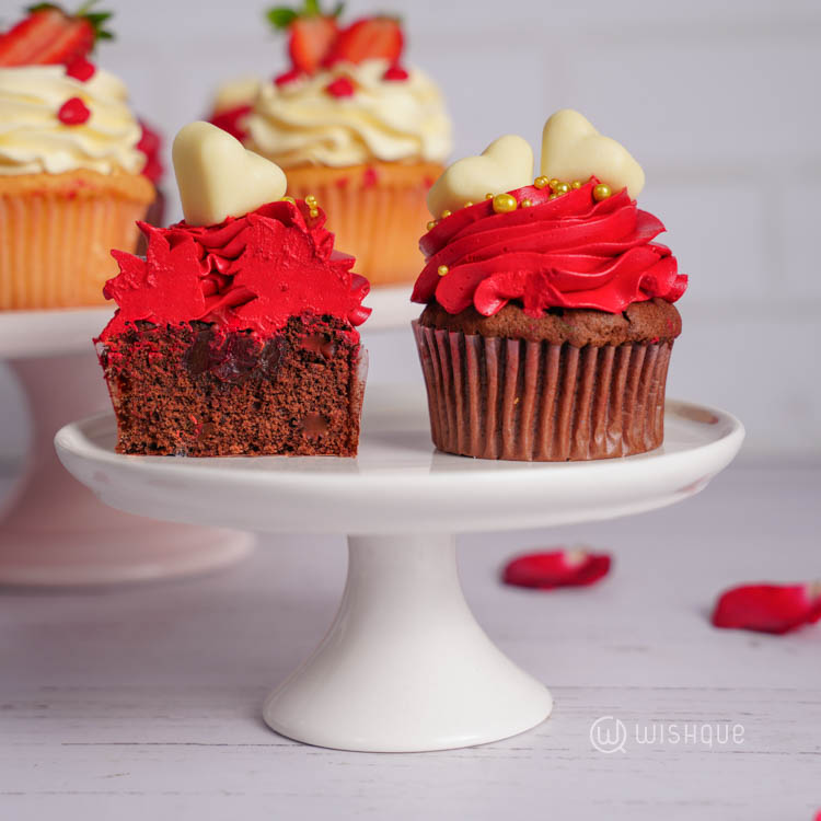 Sweet Crush Berries Cupcake Box of 6