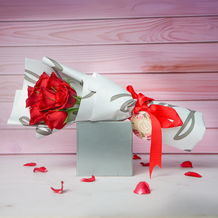 Forever Seven Red Roses Mini Bouquet