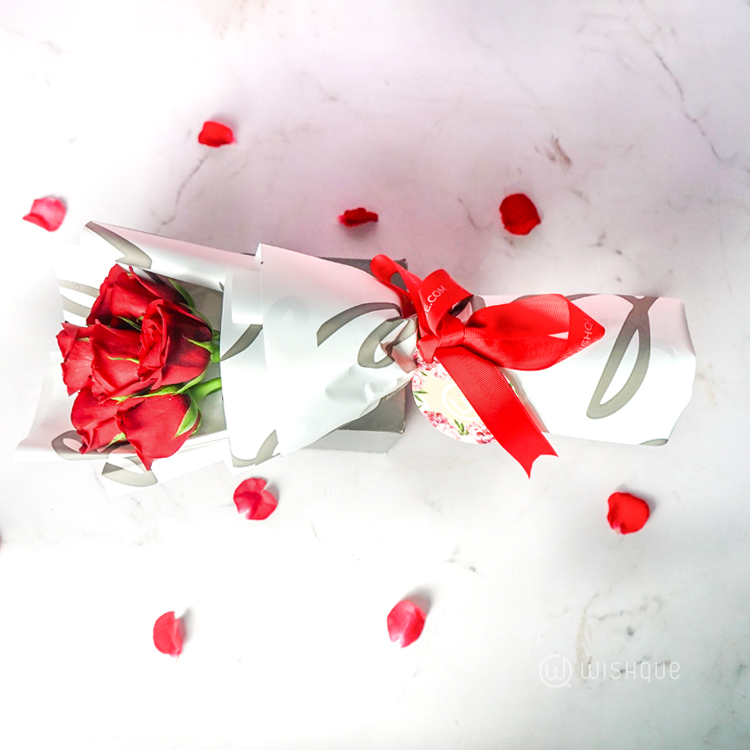 Forever Seven Red Roses Mini Bouquet