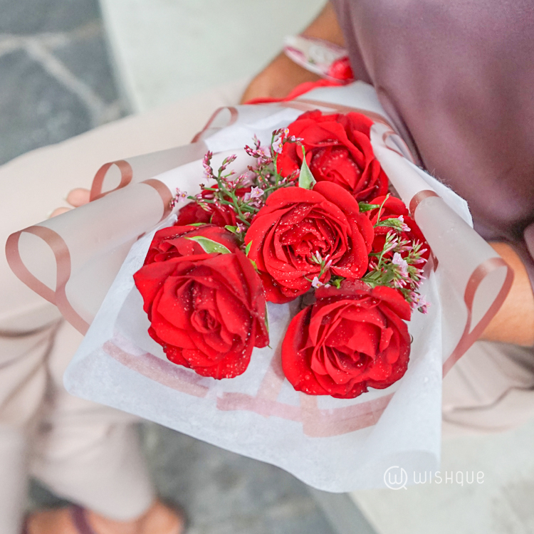 Seven Whispers of Love Red Roses Bouquet