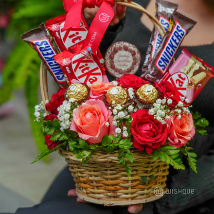 Sweetest Sentiments Bloom Basket