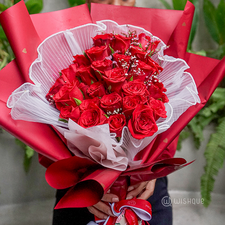 Eternal Love Red Rose Bouquet