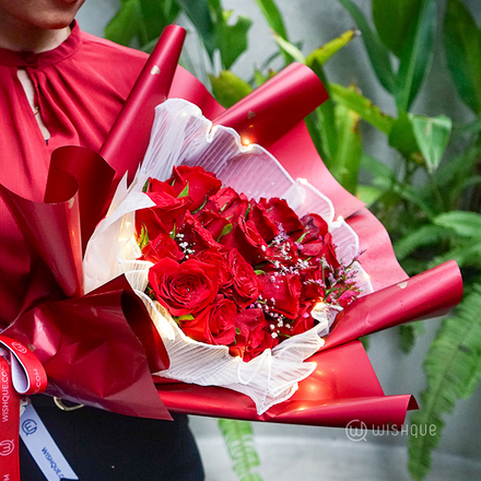 Eternal Love Red Rose Bouquet