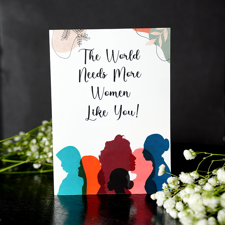 The World Needs More Women's Like You Greeting Card & Printed Mug