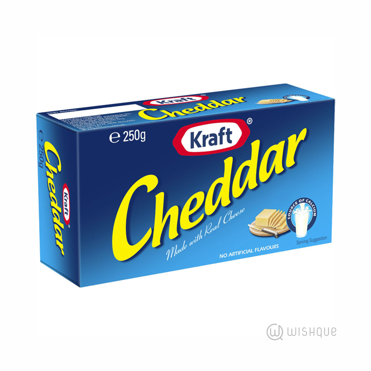 Kraft Cheese Cheddar Block 250g