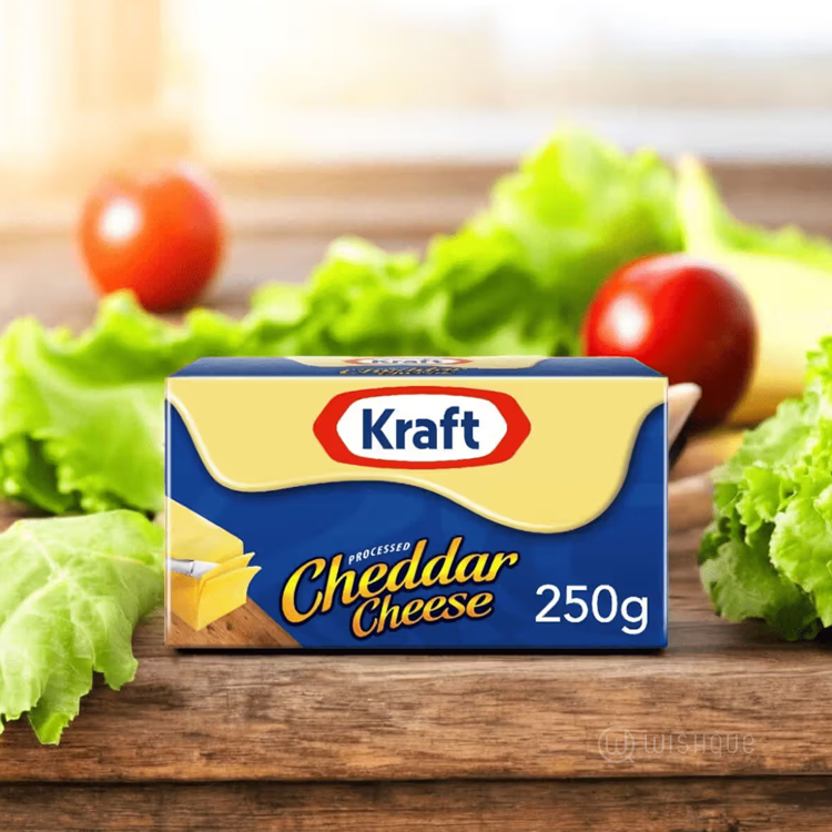 Kraft Cheese Cheddar Block 250g