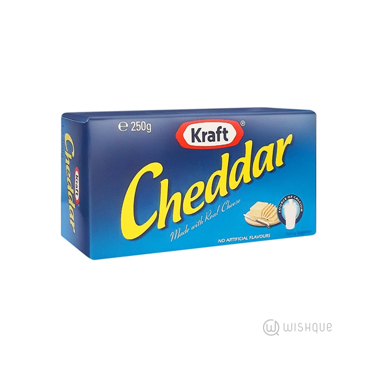 Kraft Cheese Cheddar Block 250g
