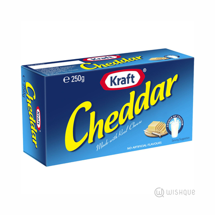 Kraft Cheese Cheddar Block 250g
