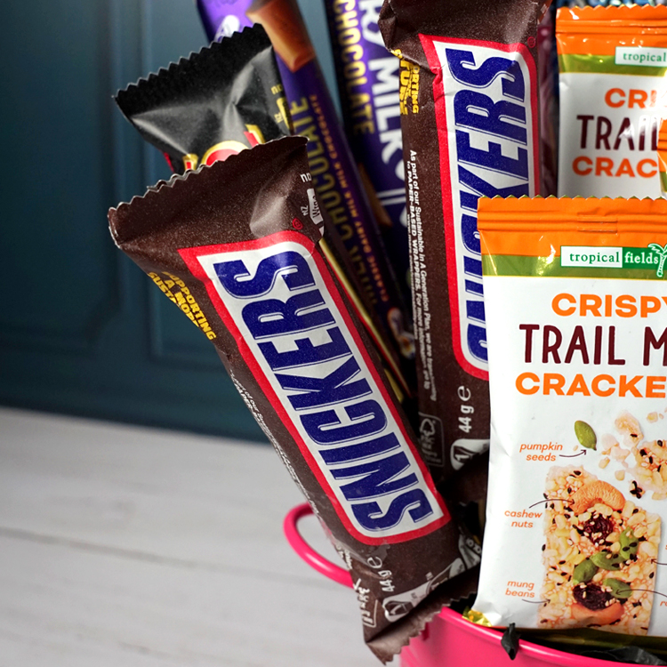 The Pinky Sweet Snack Bucket