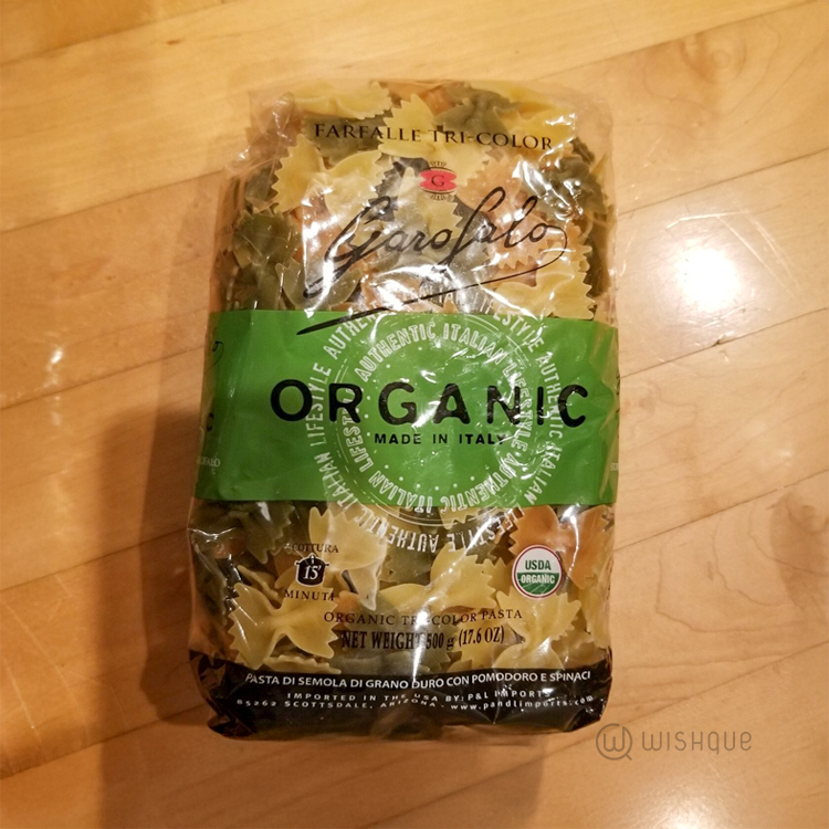 Organic Farfalle Tri-Color 500g