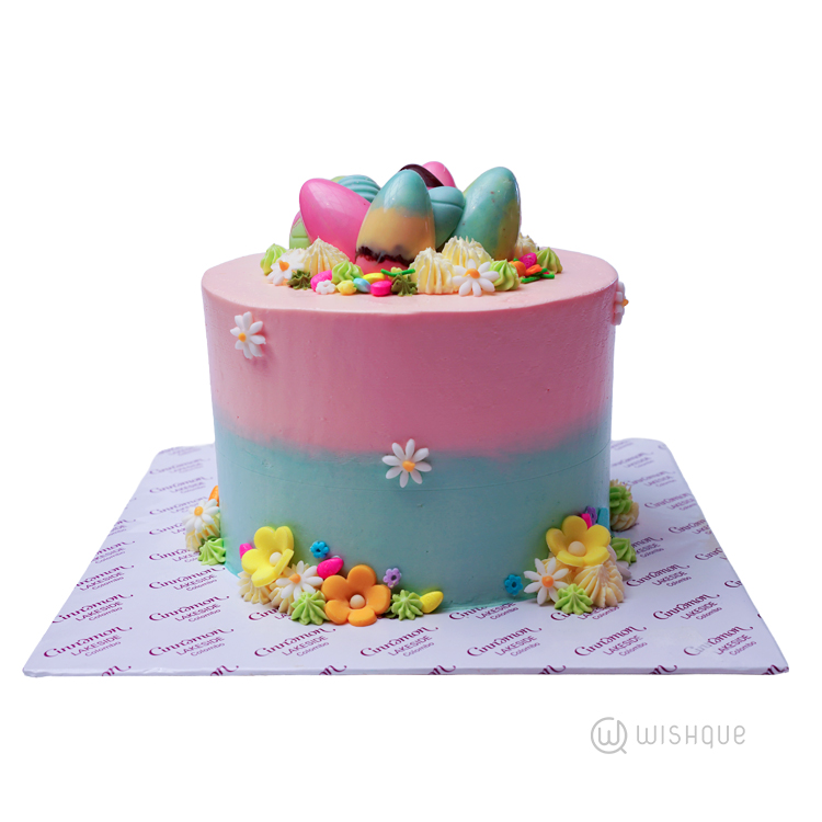 Easter Ribbon Cake