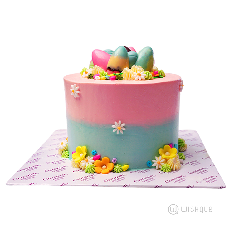 Easter Ribbon Cake