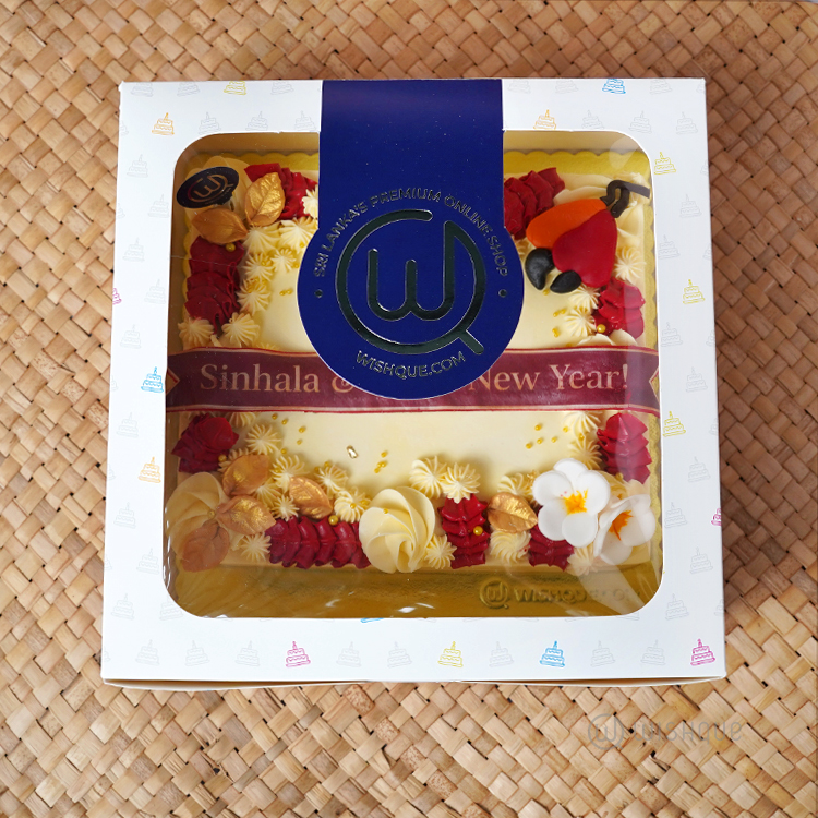 Avurudu Asiriya Buttercream Ribbon Cake