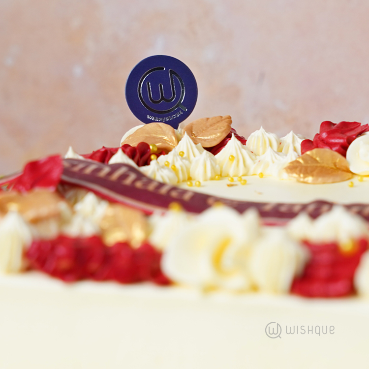 Avurudu Asiriya Buttercream Ribbon Cake