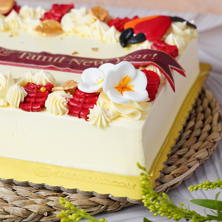 Avurudu Asiriya Buttercream Ribbon Cake