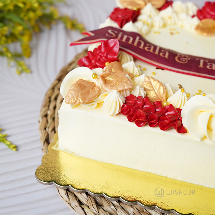 Avurudu Asiriya Buttercream Ribbon Cake