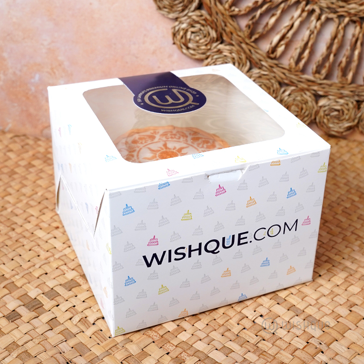 New Year Blessing Ribbon Cake