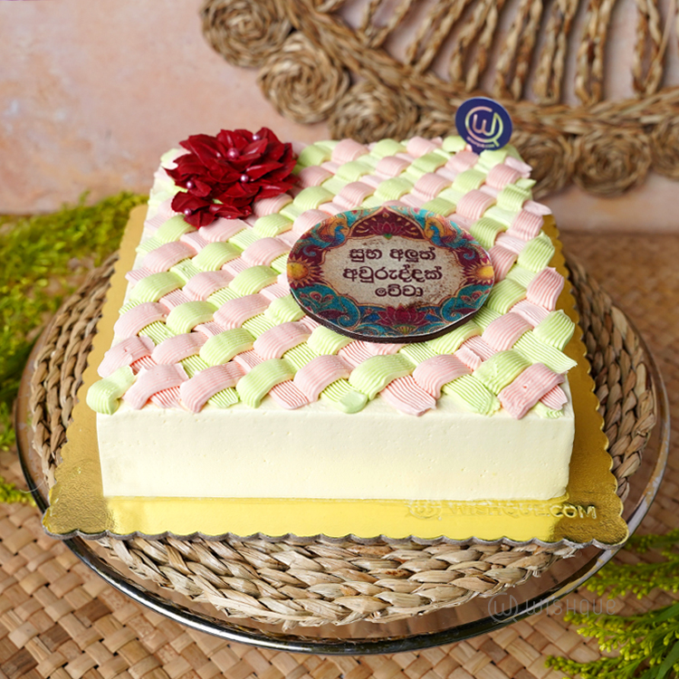 Avurudu Rasa Woven Ribbon Cake