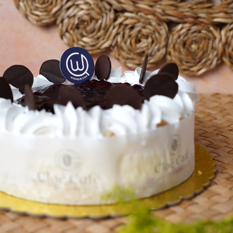 Blueberry Baked Curd Cake