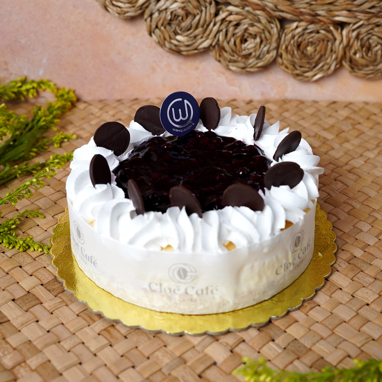 Blueberry Baked Curd Cake