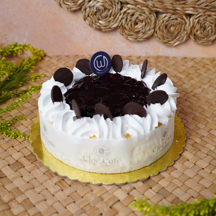 Blueberry Baked Curd Cake