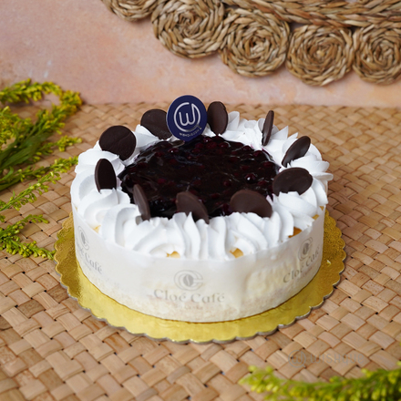 Blueberry Baked Curd Cake