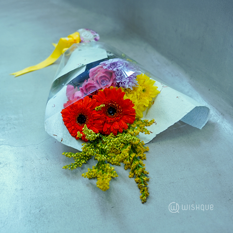 Serene Sunshine Mother's Day Fresh Flower Bouquet