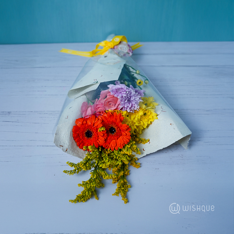 Serene Sunshine Mother's Day Fresh Flower Bouquet