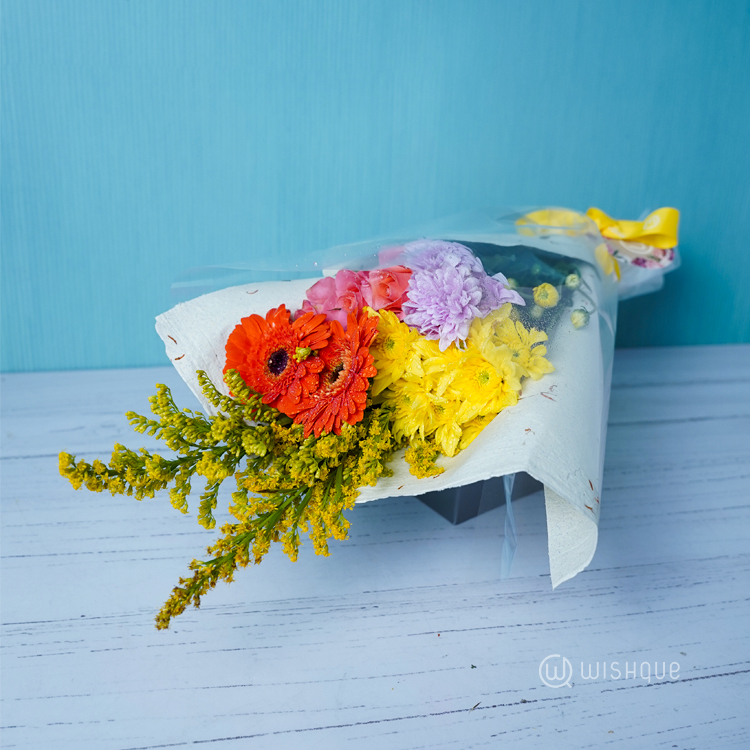 Serene Sunshine Mother's Day Fresh Flower Bouquet