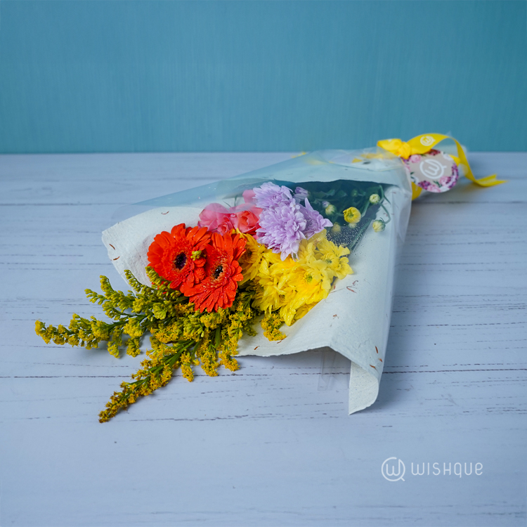 Serene Sunshine Mother's Day Fresh Flower Bouquet