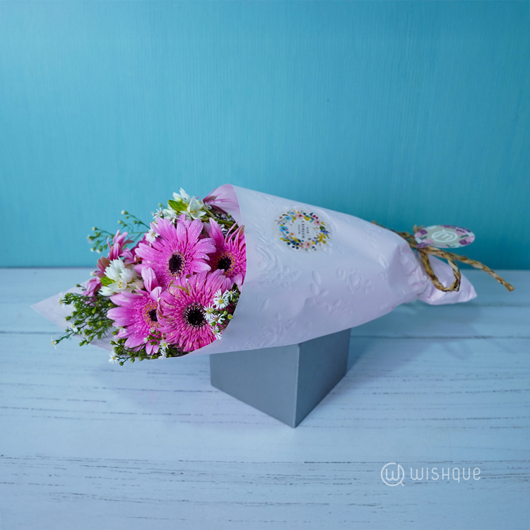 Rosy Bloom Delight Mother's Day Fresh Flower Bouquet