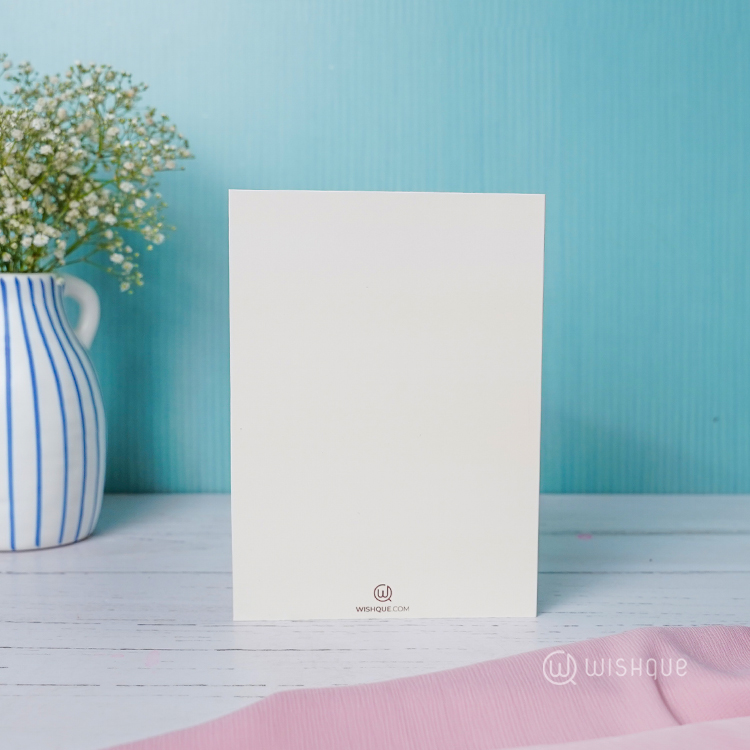 Adarei Amma With Tulip Greeting Card