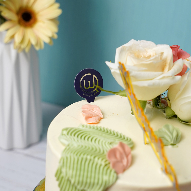 Floral Blooming Amma Chocolate Cake