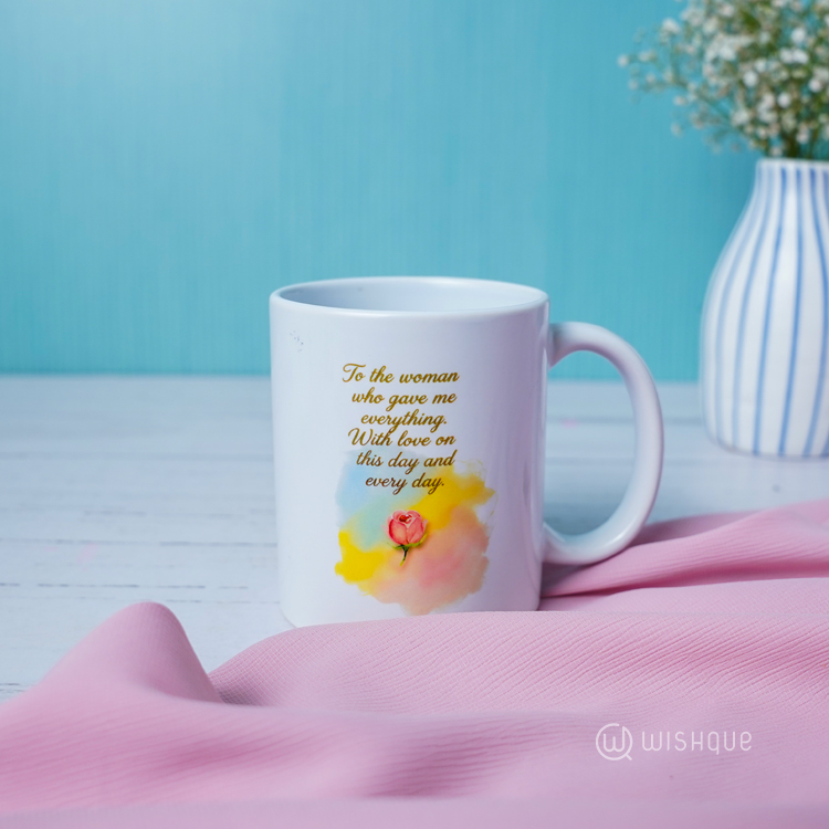 Floral Grace Mother's Day Printed Mug