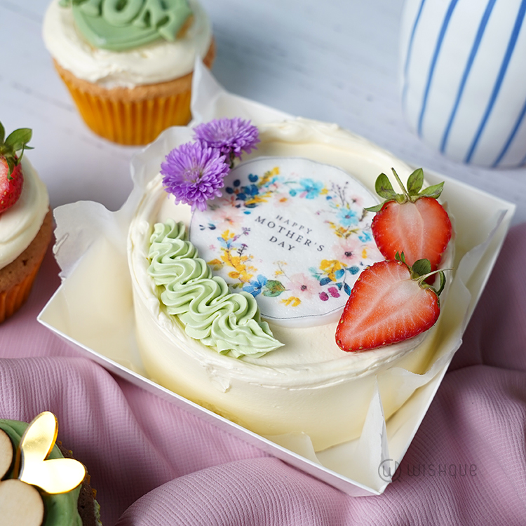 Happy Mother's Day Floral Chocolate Bento Cake