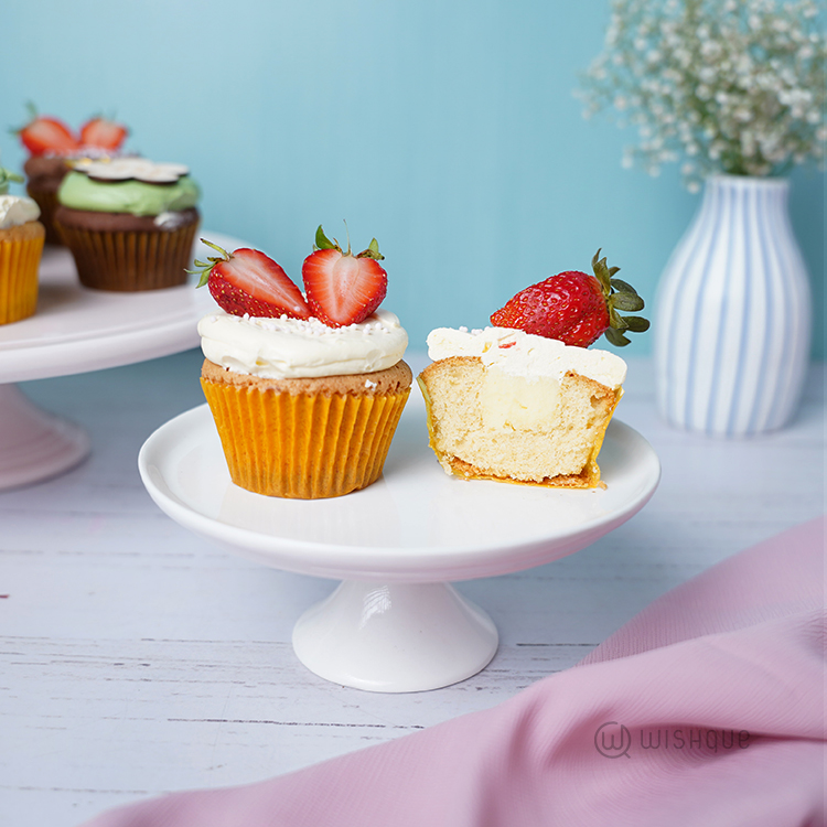 Happy Mother's Day Floral Cupcake Box of 6