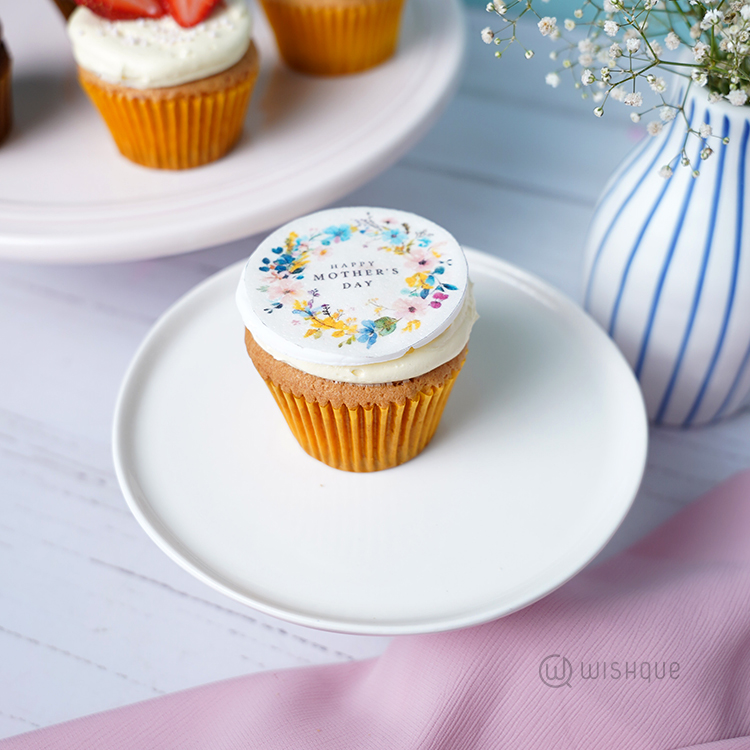 Happy Mother's Day Floral Cupcake Box of 6