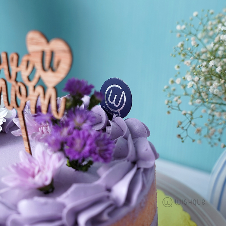 Lavender Grace Ribbon Cake for Mom