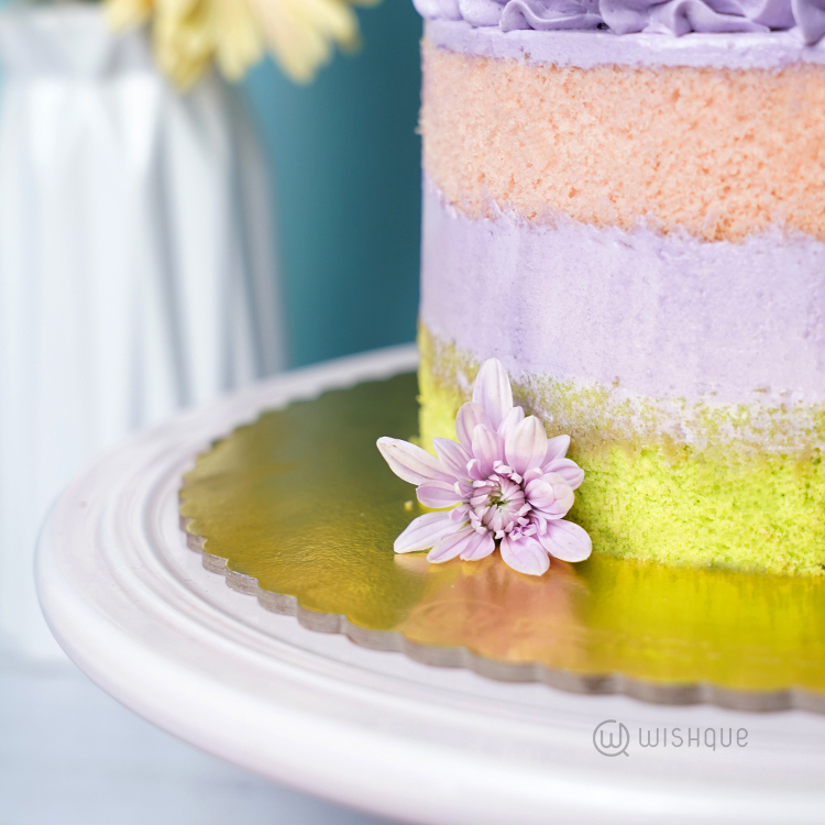 Lavender Grace Ribbon Cake for Mom