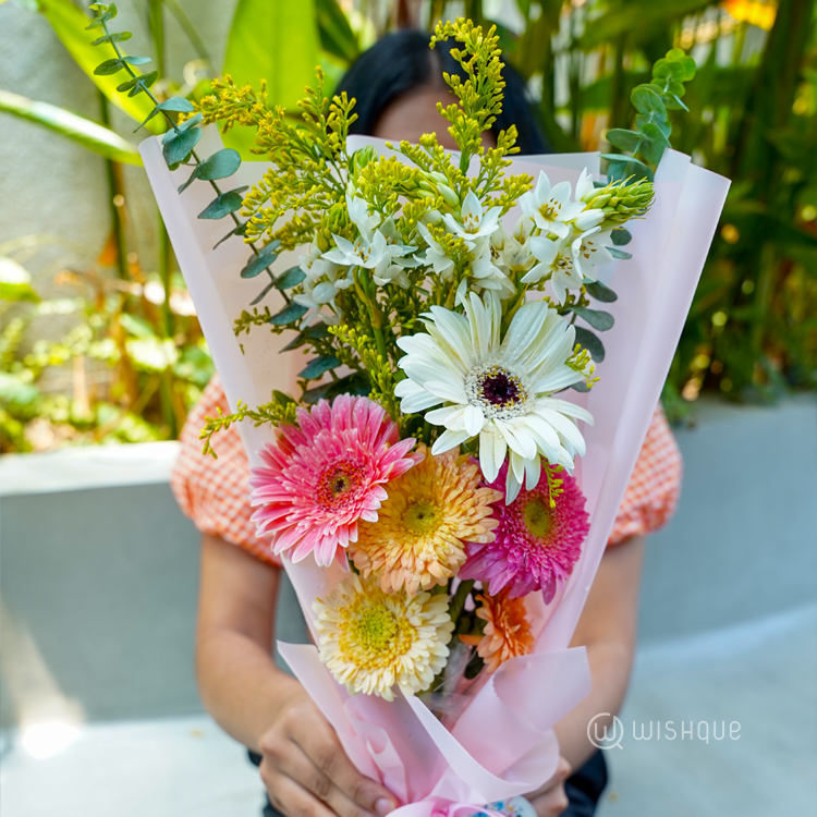 Pastel Charm Mother's Day Flower Bouquet