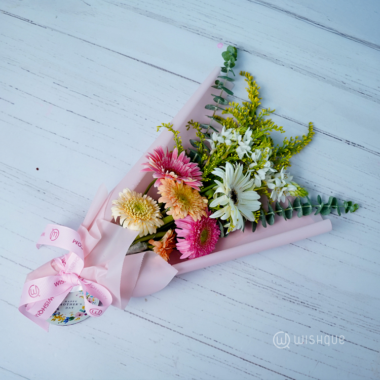 Pastel Charm Mother's Day Flower Bouquet