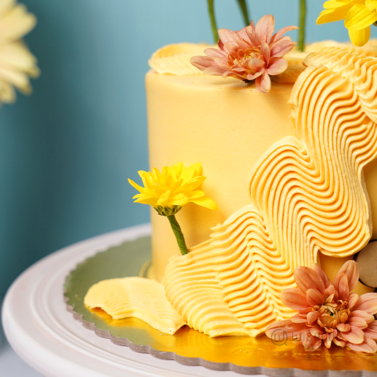 Yellow Petal Cascade Mom Gift Set