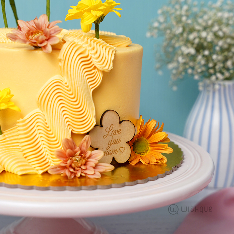 Yellow Petal Cascade Mom Gift Set