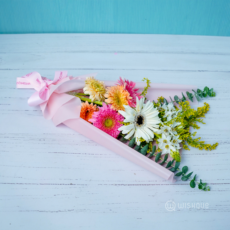 Pastel Charm Fresh Flower Bouquet
