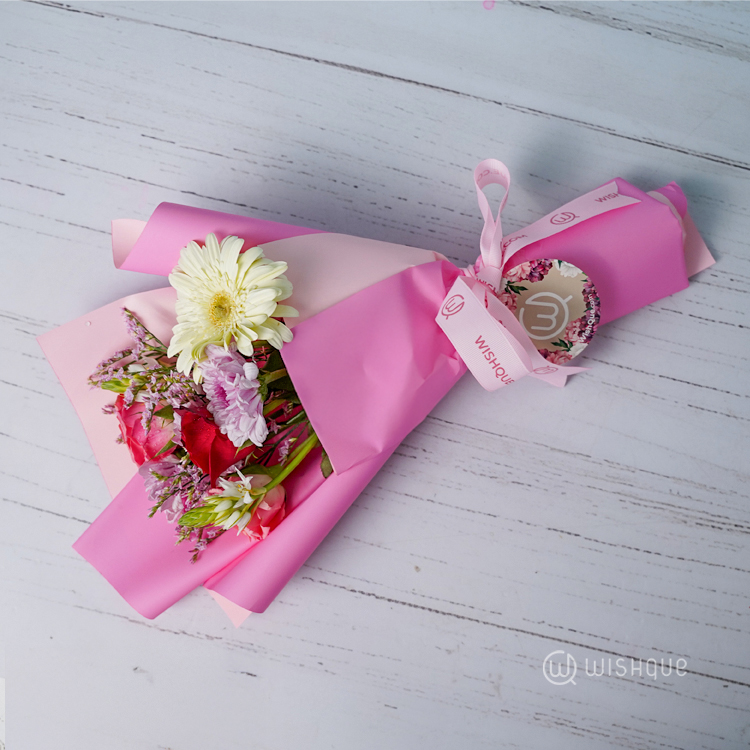 Pink Whisper Fresh Flower Bouquet