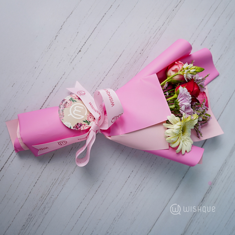 Pink Whisper Fresh Flower Bouquet