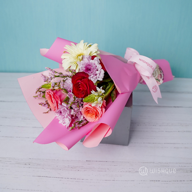 Pink Whisper Fresh Flower Bouquet