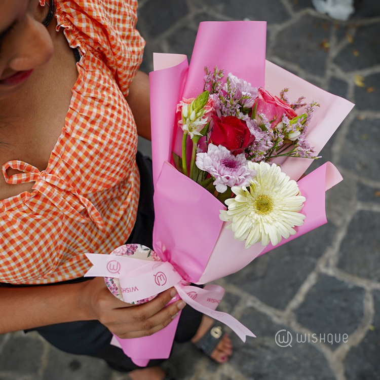 Pink Whisper Fresh Flower Bouquet